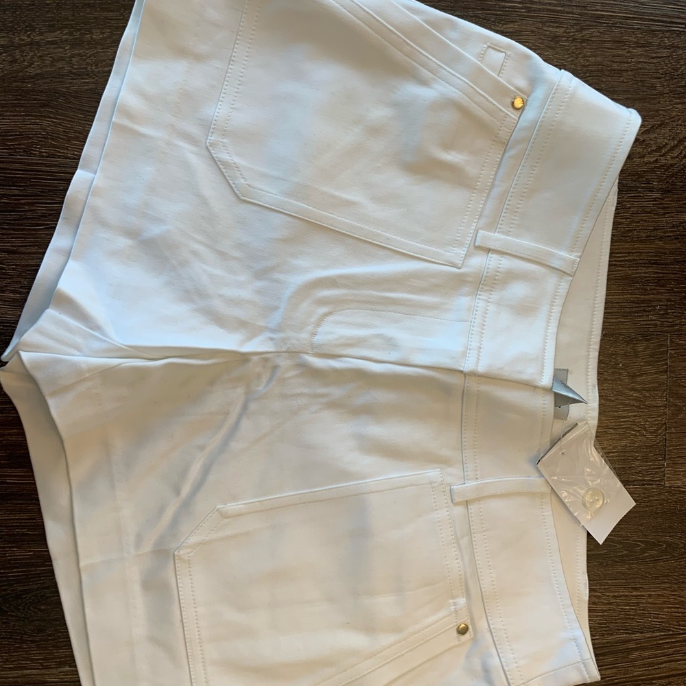 white shorts